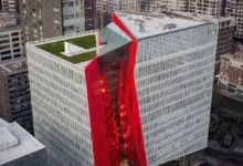 معماری خاص یک ساختمان در کانادا+ تصاویر