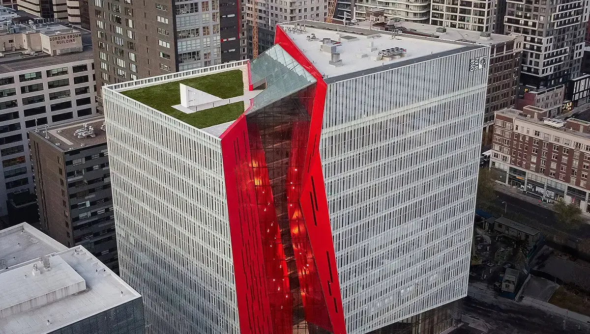 معماری خاص یک ساختمان در کانادا+ تصاویر