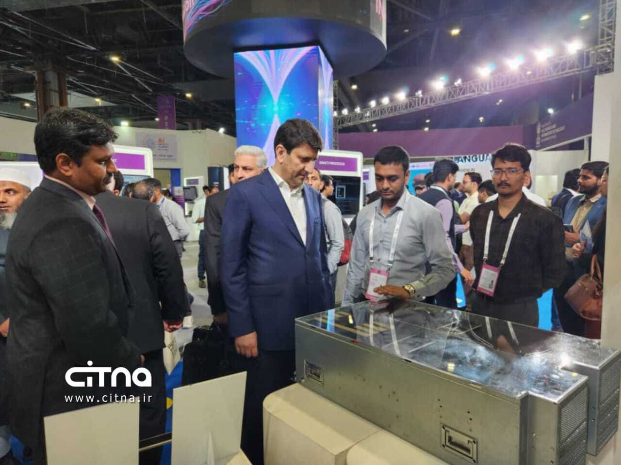 بازدید وزیر ارتباطات از نمایشگاه هوش مصنوعی هند بازدید وزیر ارتباطات از نمایشگاه هوش مصنوعی هند