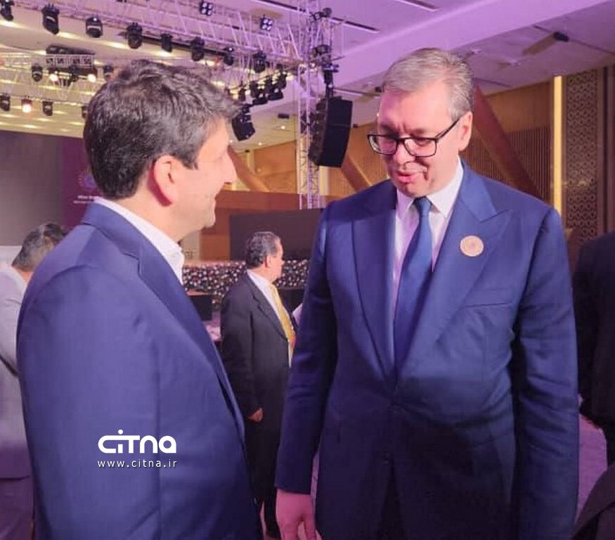 دیدار رسمی وزیر ارتباطات با مقامات عالی رتبه سایر کشورها در حاشیه اجلاس سران هوش مصنوعی هند دیدار رسمی وزیر ارتباطات با مقامات عالی رتبه سایر کشورها در حاشیه اجلاس سران هوش مصنوعی هند