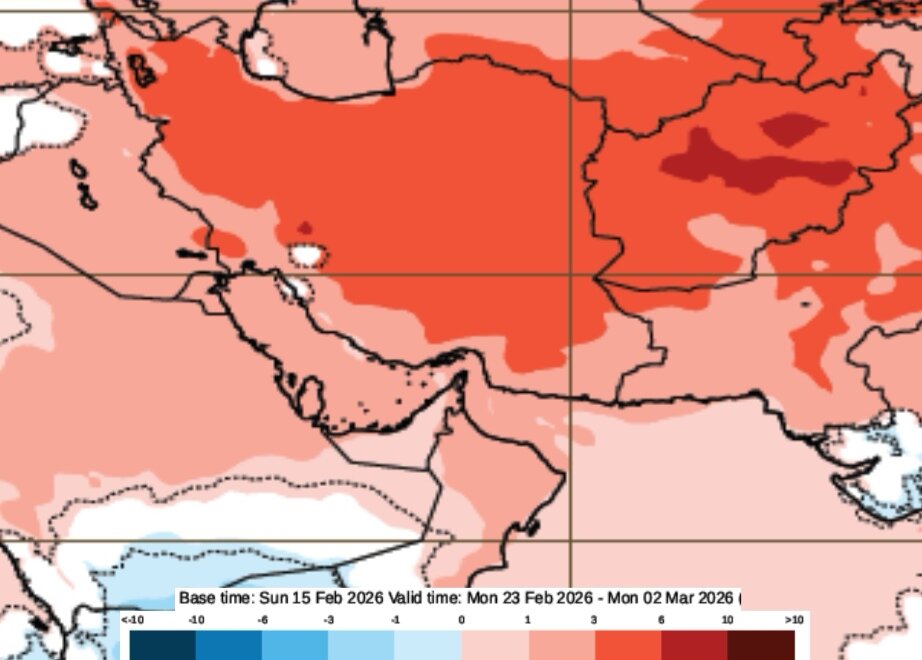 پیش بینی دمای هوا و بارندگی در ایران تا پایان اسفند 1404 | جدیدترین نقشه های آب و هوای کشور