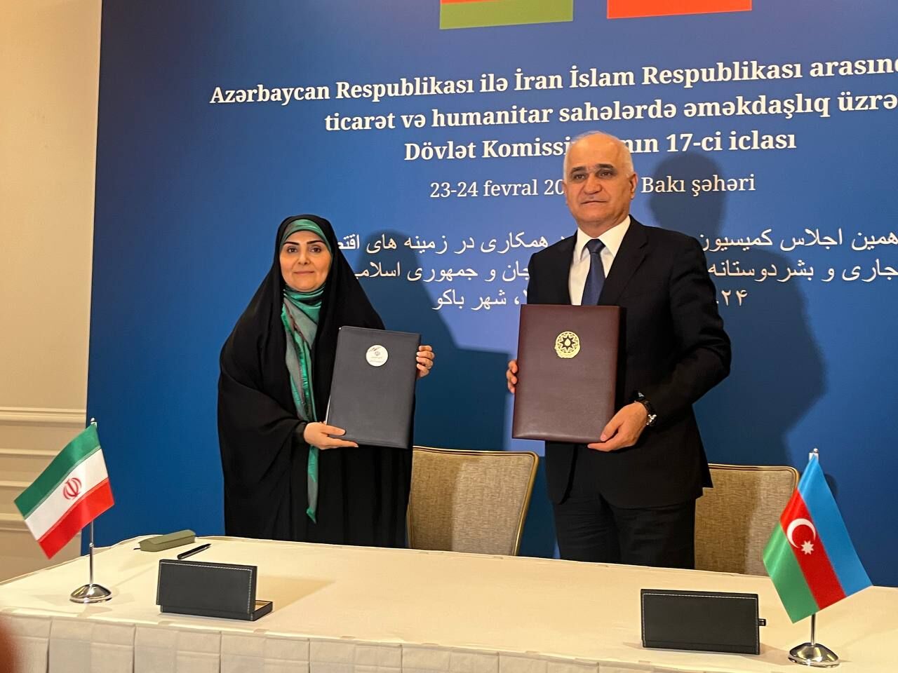 امضای سند همکاری‌های اقتصادی ایران و جمهوری آذربایجان در ۱۰ سرفصل اصلی