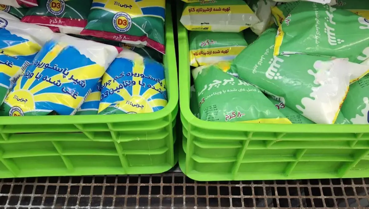 قیمت شیر نایلونی ۸۰۰ گرمی به ۶۳ هزار تومان رسید | رشد 100 درصدی در 40 روز