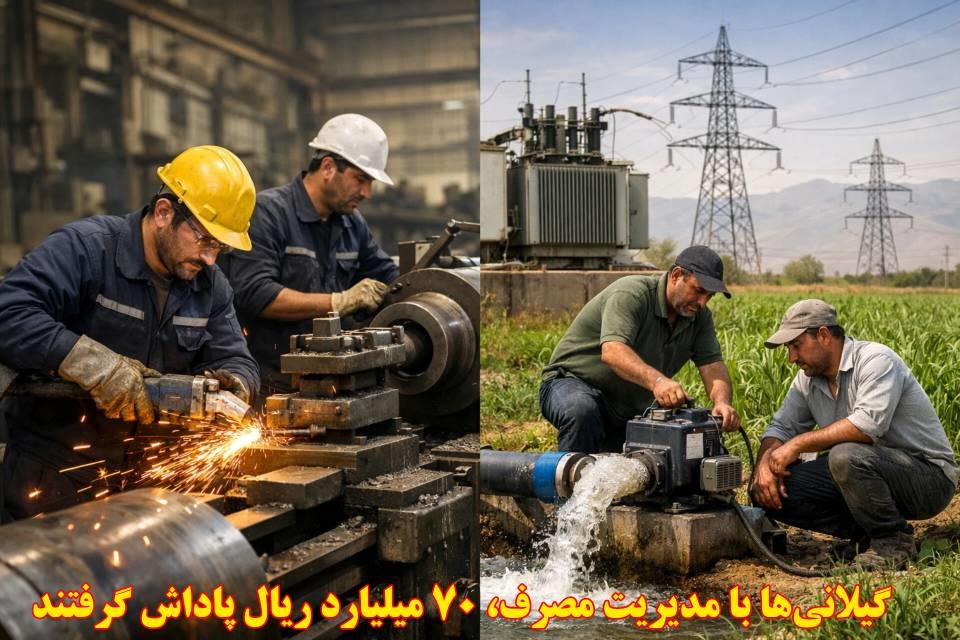 ۳۵۷۴ مشترک برق گیلان ۷ میلیارد تومان پاداش گرفتند