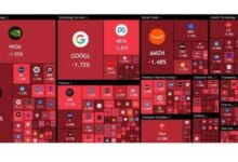 ریزش بازار سهام آمریکا در پی اختلال در تنگه هرمز