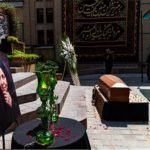 مراسم تشییع پیکر «سیمین‌ دخت وحیدی» شاعر :: نجوا خبر