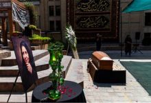 مراسم تشییع پیکر «سیمین‌ دخت وحیدی» شاعر :: نجوا خبر