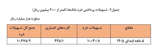  سهم خانوارهای خصوصی از وام بانکی چقدر است؟