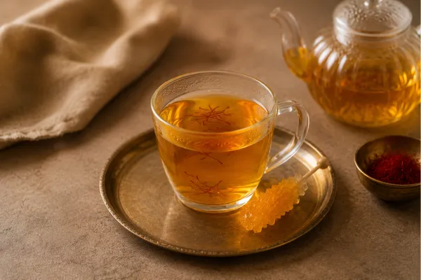 زعفران در نوشیدنی ها و غذاهای شیرین