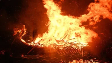 آیا وایکینگ‌ها واقعاً با تیر آتشین کشتی‌های تشییع جنازه را آتش می‌زدند؟