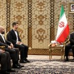 تصاویر: دیدار و گفت‌وگوی بافل طالبانی با قالیباف