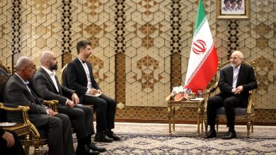 تصاویر: دیدار و گفت‌وگوی بافل طالبانی با قالیباف