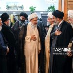 تصاویر: مراسم ارتحال آیت‌الله شبیری زنجانی در حرم حضرت معصومه (س)
