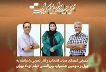 معرفی ۱۴ فیلم تجربی جشنواره فیلم کوتاه تهران