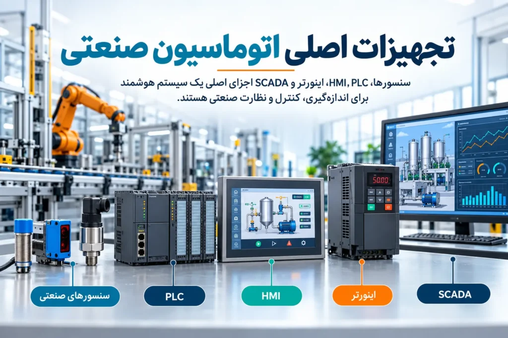 اصلی ترین تجهیزات اتوماسیون صنعتی