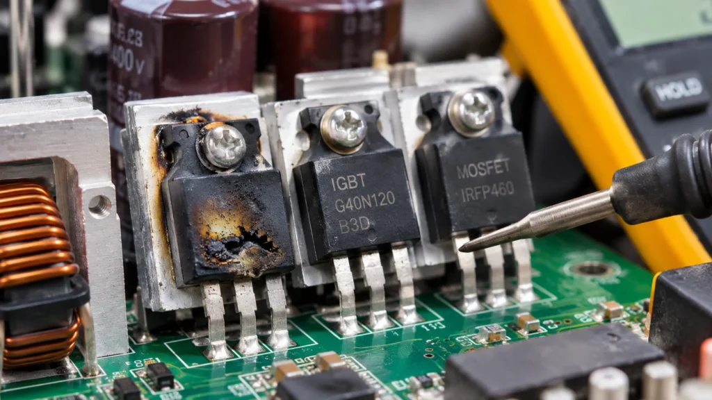 خرابی ماسفت یا IGBT