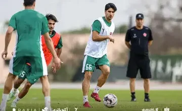 بازگشت بازیکن مصدوم پرسپولیس به تمرین
