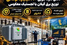 تحقق صرفه‌جویی ۲۲۰ میلیارد تومانی توزیع برق گیلان با اجرای زنجیره لجستیک معكوس تجهیزات شبكه