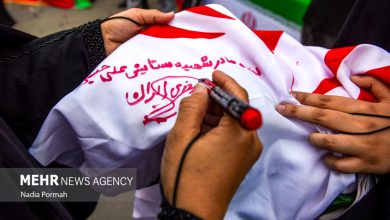 تصاویر: آیین گرامیداشت پرچم مقدس ایران