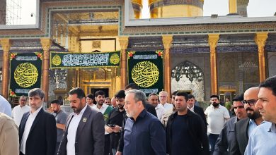 تصاویر: تشرف عراقچی به حرمین امام موسی‌ بن جعفر (ع) و امام جواد(ع)