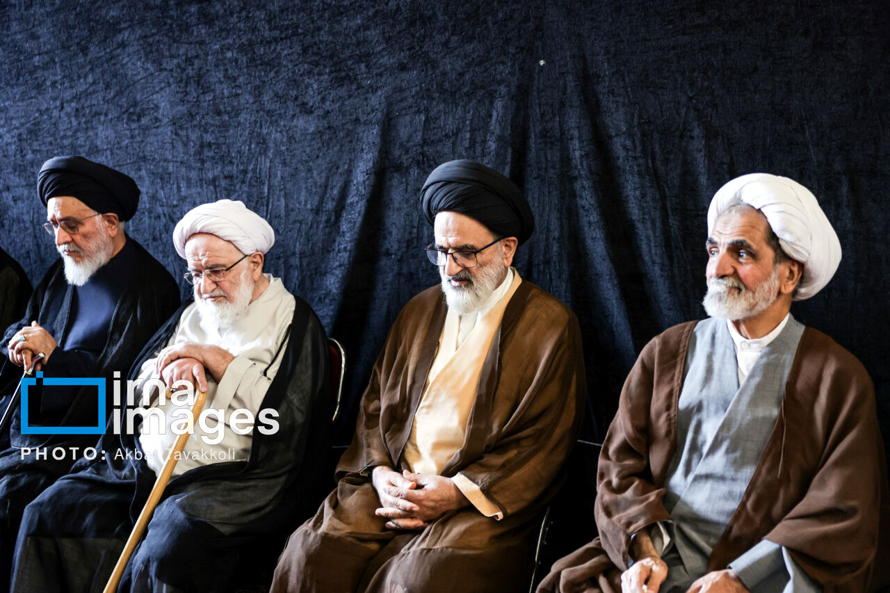 تصاویر: مسئولان در مراسم ختم آیت‌الله «شبیری زنجانی»