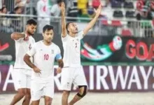 پیروزی قاطع تیم ملی فوتبال ساحلی مقابل عمان